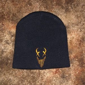 Mushroomhead Beanie Black & Orange w/ X Face